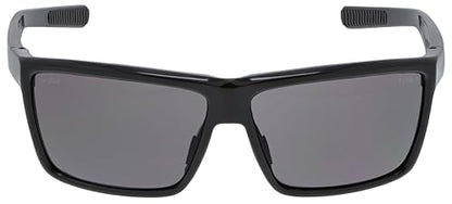 MCR Safety SR212 Swagger SR2 Safety Glasses with Thermo Plastic Rubber Nose Pads and Detachable Side Shields, Black Frame, Gray Lens - color: Black Frame (Gray Lens)