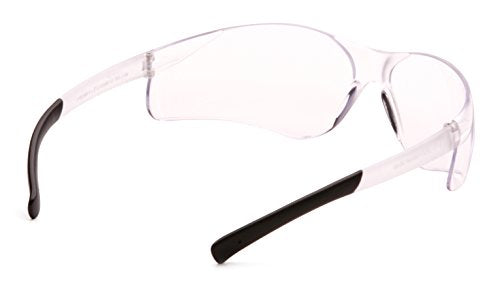 Pyramex Ztek Safety Glasses ANSI Z87+ - color: Clear Frame/Clear Anti -Fog Lens, size: One Size (Single)