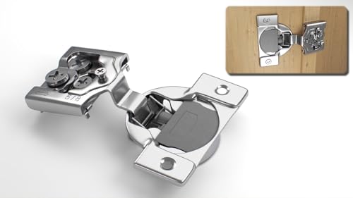 Berta 2-Pack, 5/8 inch Overlay Soft Closing Face Frame Cabinet Hinges, 105 Degree 6-Ways 3-Cam Adjustment Concealed Kitchen Cabinet Door Hinges with Screws (5/8 inch, 2 Pieces) - size: 5/8 In. Overlay | 2 Pieces