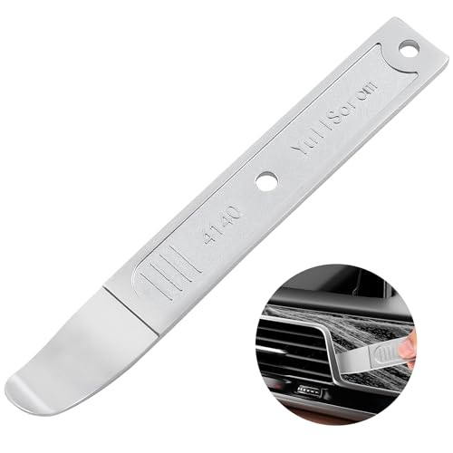 4140 Pry Tool,Pry Bar Trim Removal Tool,Pocket Pry Bar,Automotive Trim Removal Tool Kit,Aircraft Trim Removal Pry Tool,Interior and Exterior Trim Removal Kit for Planes - size: silver 1pc
