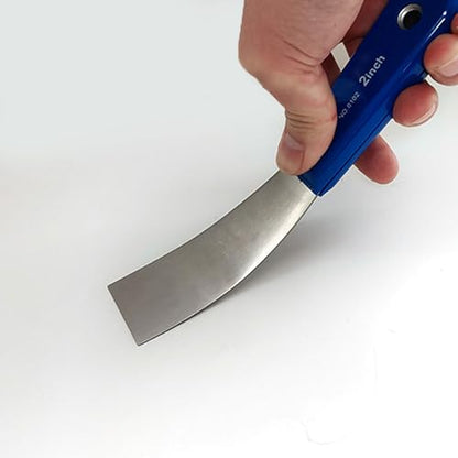 Putty Knife Set, 7 Pack, Carbon Steel Paint Scraper Tool with Storage Bag, for Applying Plaster Repairing Drywall Removing Wallpaper, 1 in 1.5in 2in 2.5in 3in 4in 5in