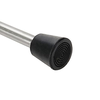 Door Stopper Stainless Steel Wall Floor Mounted Door Stop with Rubber Bumper 120mm/4.7" Length-4pcs (Pack of 2) - size: 120mm/4.7" 4pcs (Pack of 2)