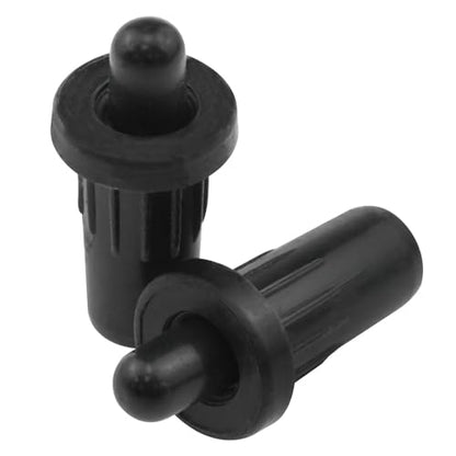 Cabinet Door Repair Kit - 12PCS Black Plastic Shutter Pins & Damper Replacement Springs
