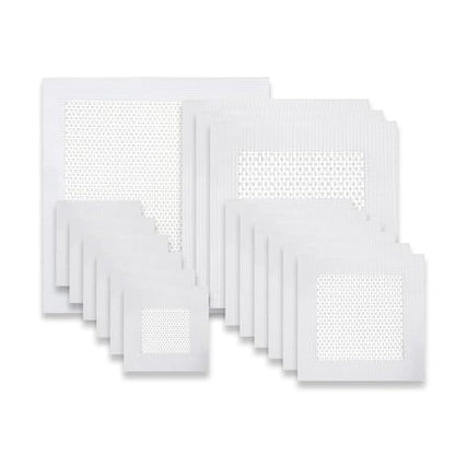 Dry Wall Patch Kits, 16 PCS Self-Adhesive Drywall Repair Kit of 2/4/6/8 Inch, Sturdy & Easy to Use for Wall Repair