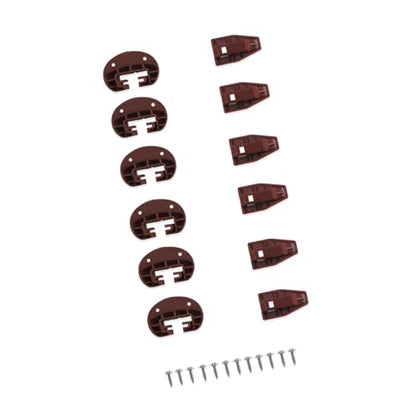 6Set Drawer Slides for kenlin Rite-Trak II Replacement 168 Track Guides,Rite-Trak II Replacement for Rite-Trak II Model #168 Drawer Guide Glide,Commercial Slide Style Drawers Drawer Slides(6)
