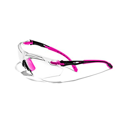 OPTIFENSE™ VS3 Anti Fog, Premium CLEAR/TINTED Safety Glasses, ANSI Z87+ (Click for frame/lens option) - color: Pink