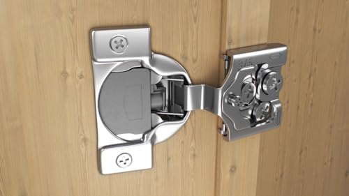 Berta 2-Pack, 3/8 inch Overlay Soft Closing Face Frame Cabinet Hinges, 105 Degree 6-Ways 3-Cam Adjustment Concealed Kitchen Cabinet Door Hinges with Screws (3/8 inch, 2 Pieces) - size: 3/8 In. Overlay | 2 Pieces