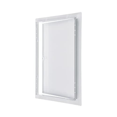 10" x 16" White Metal Access Panel, Service Shaft Door, Plumbing, Electricity Heating Alarm Wall for Drywall, Bathroom Services Hole Cover, Wall Covering - size: 10" x 16"