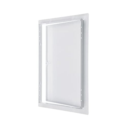 10" x 16" White Metal Access Panel, Service Shaft Door, Plumbing, Electricity Heating Alarm Wall for Drywall, Bathroom Services Hole Cover, Wall Covering - size: 10" x 16"