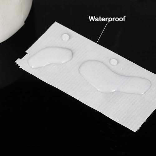 White Duct Tape - Heavy Duty Waterproof Tape 1.88 Inch Wide - Strong Adhesive, Extra Thickness, Tear by Hand - Great for Indoor & Outdoor Use, Moving Boxes, Repairs - 45 Ft - color: White