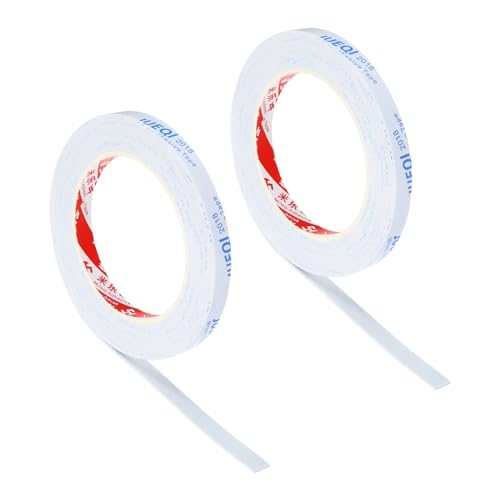 PATIKIL 3/8" W x 3/64" T x 16.4Ft EVA Single Sided Foam Tape, 2Pcs Multipurpose Sealing Strip Foam Waterproof Weather Stripping Foam Sealing Foam Strips with Adhesive for Door, White - color: White, size: 3/8"W x 3/64"T x 16.4Ft