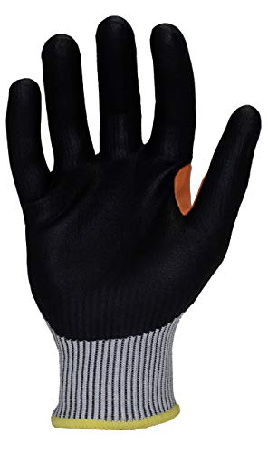 Ironclad Command Touchscreen Knit Foam Nitrile Glove; Touchscreen Infused Palm, A4 Cut Resistant, Foam Nitrile Palm Coating, Sized XS, S, M, L, XL, XXL - size: Medium