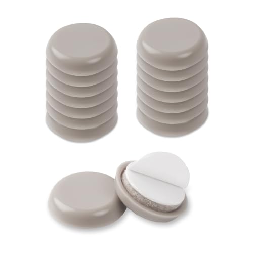 Furniture Sliders,22mm Round Table and Chair Leg Sliding Pad for Easy Moving on Carpet Hardwood (16pcs) - size: 22mm, Round