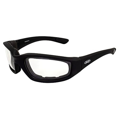 Global Vision Eyewear Kickback Sunglasses with EVA Foam - color: Clear Lens
