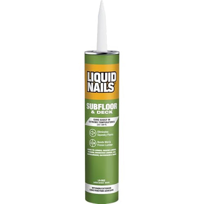 Liquid Nails LN902 VOC 10-Ounce Subfloors and Construction Adhesive - color: Tan, size: 10 Ounce