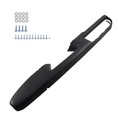 80994 Front Armrest Repair Driver Side with Door Release Handle (Left) 27inch Fit for Chevrolet Chevy Silverado GMC Sierra Tahoe Suburban Avalanche 2010-2014 Replace OE# 84127280 Black - color: Black, size: Driver Side