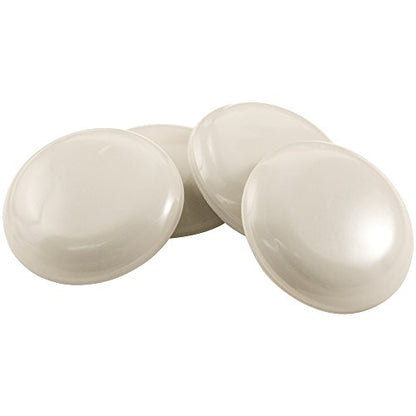 Super Sliders 1-11/16 Inch Round Self-Stick Furniture Sliders to Move Items Easily Across Carpet, Beige, 4 Pieces (4602395N) - color: Beige, size: 1-11/16", 4 Pack