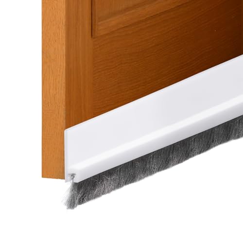 uxcell Door Sweep, 1.2" x 40", White, 1 Pcs, 1 Set, 1 Item - color: White