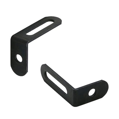 KUMGROT 10pcs Stainless Steel Corner Brace Black L Bracket 90 Degree Corner for Cabinet DIY Furniture Case with Screws, 38 x 24x 12mm/1.5 x 0.94 x 0.47in - size: 38 mm, style: L-shaped Brackets