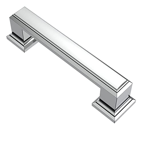 Alzassbg 10 Pack Polished Chrome Cabinet Pulls, 3 Inch(76mm) Hole Center Cabinet Handles Kitchen Pulls for Cabinets and Drawer AL3071CP - color: Polished Chrome, size: 3" Hole Center