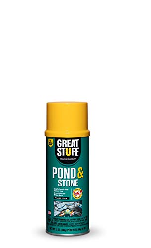 GREAT STUFF Pond & Stone Gap Filler | Insulating Foam Sealant, 12 oz. Can – Black - size: Each, style: Pond & Stone