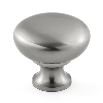 HESTIA HARDWARE 10 Pack 1-1/4 inch Diameter Satin Nickel Round Zinc Cabinet Knobs for Kitchen Bathroom Closet Dresser Cabinets Cupboard (Z1.10.S) - color: Satin Nickel