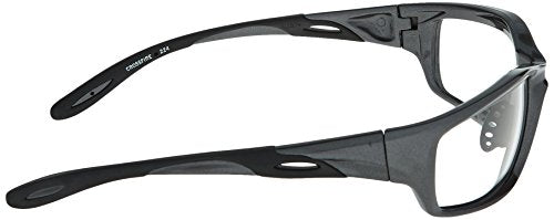 Crossfire 224 Safety Glasses - color: Clear Lens/Gray Pearl Frame, size: One Size