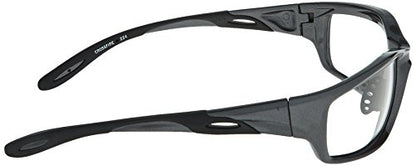 Crossfire 224 Safety Glasses - color: Clear Lens/Gray Pearl Frame, size: One Size
