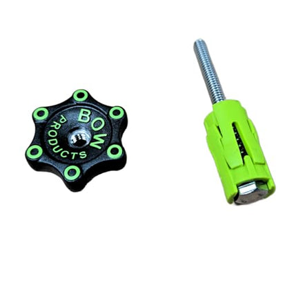 BOW Products Bench Dog Clamps - Expandable Hold Down Clamps for MFT Tables and Workbenches - Fits 3/4 Inch (19mm to 20 mm) and Includes Low-Profile, Ergonomic Knobs - Pack of 2