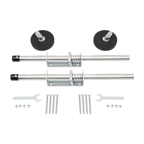 Ladder Stabilizer Leveler 2 PCS Adjustable Extension Ladder Leg Ground Leveler Maximum Load Capacity 330 lbs for Stairs Stable Platform and Ground Level for All Surfaces, 20 Inch