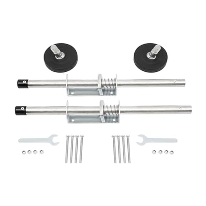 Ladder Stabilizer Leveler 2 PCS Adjustable Extension Ladder Leg Ground Leveler Maximum Load Capacity 330 lbs for Stairs Stable Platform and Ground Level for All Surfaces, 20 Inch