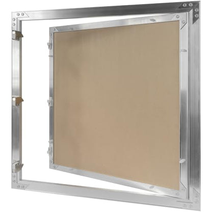 20" x 20" Waterproof Drywall Access Panel, Tileable and Paintable Ceiling and Wall Access Panel for Drywall, Wire Cover for Wall Covering Panels, Push to Open, Flush-Mount Wall Hole Cover - size: 20" X 20"