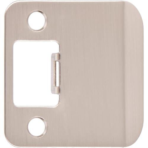 Round Corner Extended Lip Strike, 2-1/4" x 1-3/4", (2-1/4" Overall Length), Satin Nickel by Stone Harbor Hardware - color: Satin Nickel