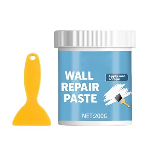 Wall Mending Agent - Hydrophobic Drywall Putty with Scraper - Wall Mending Agent Repair Kit,for Cracks Nail Holes Dents Home Renovation Kitchen