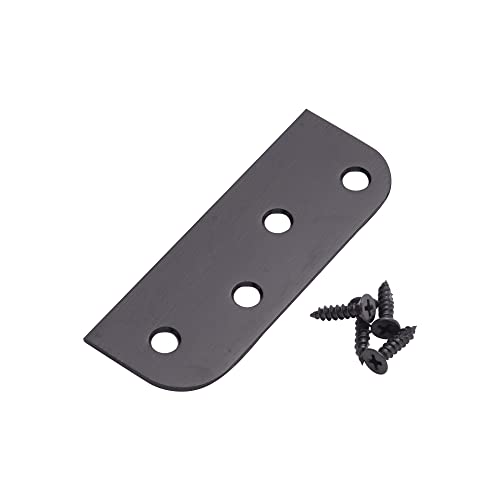Hinge Blanks for Door Hinges - Filler Plates - 4 Inch with 5/8 Inch - 3 Pack (Oil Rubbed Bronze) - color: Oil Rubbed Bronze