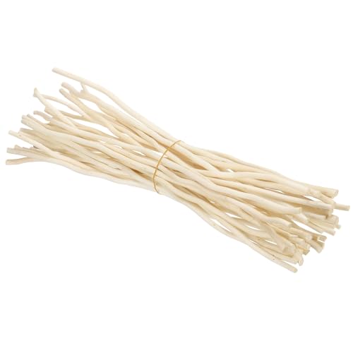 PATIKIL 36 Pcs 50cm Wood Log Sticks, Natural Wood Craft Sticks, Dried Wood Sticks Wooden Branches for DIY Crafts Accessory Decor Photo Props, White - color: White, size: 50 cm