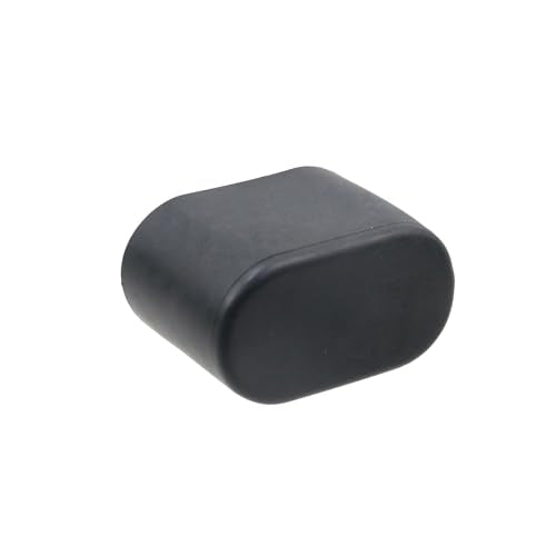 Geesatis 8 Pack Black Oval Chair Leg Caps,1.6 x 0.7 Inch PVC Furniture Pads,Non-Slip Floor Protectors for Tables,Chairs,Furniture - Scratch Proof Floor Guards - size: 1.6 X 0.7 Inch - Black