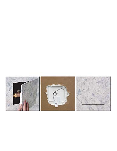 Watts 8 X 8 Inch Spring Fit Access Panel Polystyrene Wall Hole Cover for Drywall - size: 8 Inch X 8 Inch