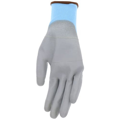 MUD Smart, Polyurethane Coating, Abrasion Resistance, Breathable, Touchscreen Compatible, Bluebery, Large (028B/L)