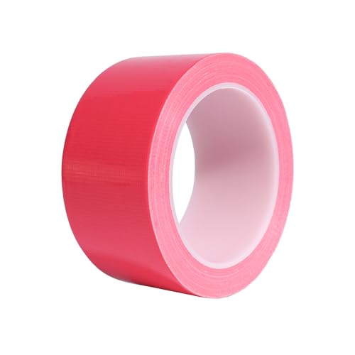 Pink Duct Tape Heavy Duty, Waterproof Strong Adhesive Duct Tape for Indoor Outdoor Repairs Packaging Arts Crafts Projects, Tear by Hand 2 Inch x 20 Yards - color: Pink