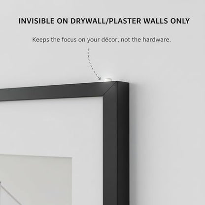 20Pcs Hardened Steel Claw Picture Hangers for Drywall,No Nails,Minimal Damage Wall Hooks for Frames, Art, Mirrors, Photos & Posters,All-in-One Hanging Hardware Kit for Room/Office Decor