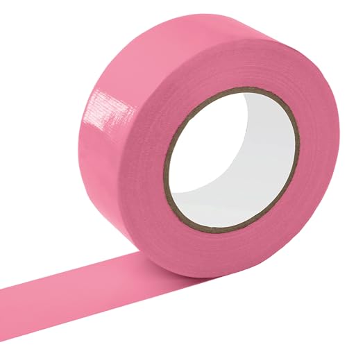 Reniteco Pink Duct Tape- 2 inches x 45 Yards, Heavy Duty Duct Tape, Waterproof, Resistant, NO-Residue, UV Blocking, Pack of 1 - color: Pink, size: 2in*45yard