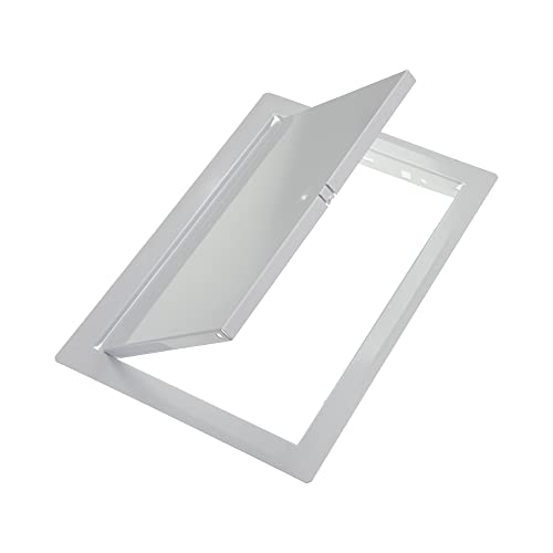 Vent Systems Access Panel for Drywall 8 x 12 Inch - Wall Hole Cover Plate - Metal Access Door with Handle - Plumbing Access Panel for Drywall - Service Shaft Crawl Space Door - Wall Access Panel - size: 8'' X 12''