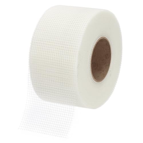 PATIKIL Drywall Repair Mesh Tape, 4 inch x 328 ft Fiberglass Repair Patch Self-Adhesive Dry Wall Joint Tape 7 Mesh Wall Hole Crack and Seam Patch, White - size: 4 inch x 328 Feet