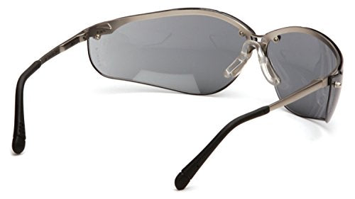 Pyramex Venture II Safety Eyewear, Indoor/Outdoor Mirror Anti-Fog Lens - color: Gray Lens/ Gun Metal Frame