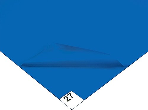 Sticky Mats/Cleanroom Tacky Mats, 18" x 36", Blue (Pack of 2, 30 Sheets per Pad) - color: Blue, size: 18" x 36"