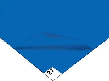 Sticky Mats/Cleanroom Tacky Mats, 18" x 36", Blue (Pack of 2, 30 Sheets per Pad) - color: Blue, size: 18" x 36"