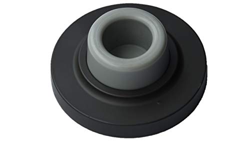 QCAA Heavy Solid Metal Wall Mount Concave Door Stop, Wall Protector, 2-1/2" Diameter, ORB Oil Rubbed Bronze, Made in Taiwan, 1 Pack - color: Oil Rubbed Bronze, size: 1 Pack