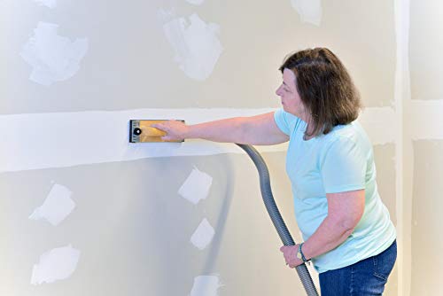 Hyde Tools 09165 Dust-Free Drywall Vacuum Hand Sander with 6-Foot Hose,(Pack of 4) - size: 6' (Pack of 4)
