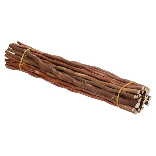 PATIKIL 36 Pcs 50cm Wood Log Sticks, Natural Wood Craft Sticks, Dried Wood Sticks Wooden Branches for DIY Crafts Accessory Decor Photo Props, Brown - color: Brown, size: 50 Cm